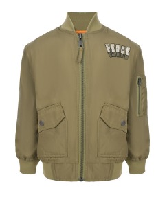 Куртка-бомбер цвета хаки Molo