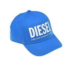 Синяя бейсболка с лого Diesel