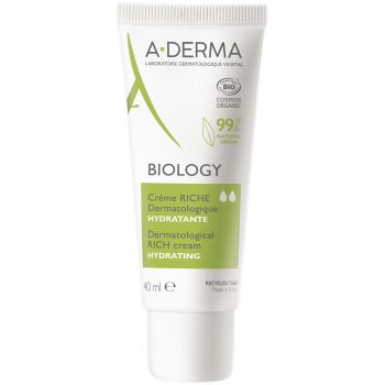 A-Derma Насыщенный увлажняющий дерматологический крем для хрупкой кожи, 40 мл (A-Derma, Biology)