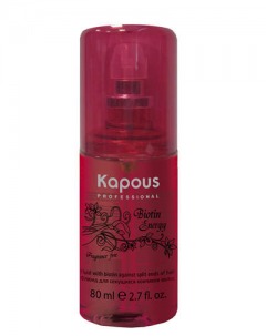 Kapous Professional Флюид для секущихся кончиков волос с биотином Biotin Energy, 80 мл (Kapous Professional, Fragrance free)