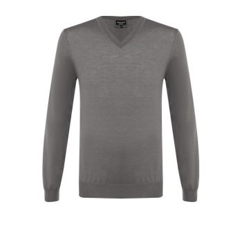 Кашемировый пуловер тонкой вязки Giorgio Armani