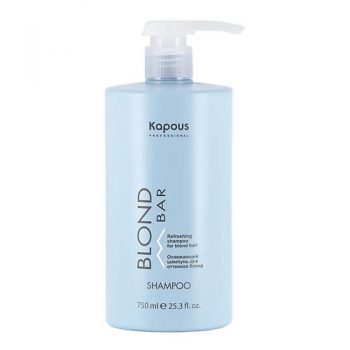 KAPOUS Освежающий шампунь для волос оттенков блонд серии Blond Bar 750.0